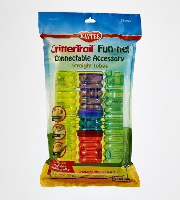 Kaytee CritterTrail Funnels Straight Tubes 9"