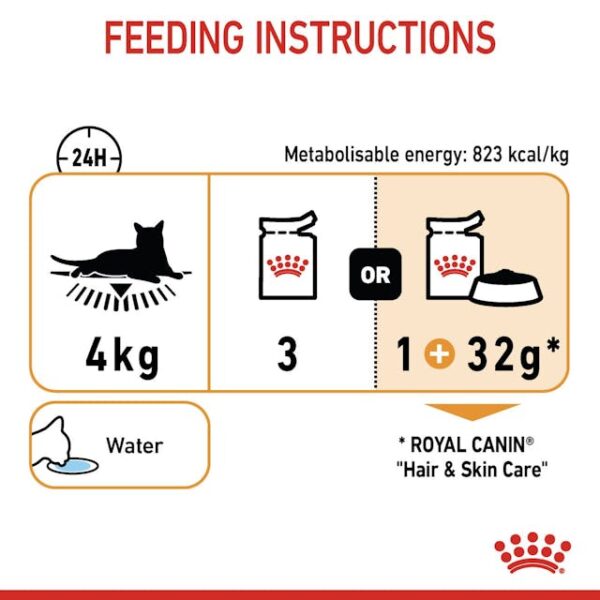 Royal Canin Pouch Hair & Skin Jelly Formula For Adult Cats - Image 4