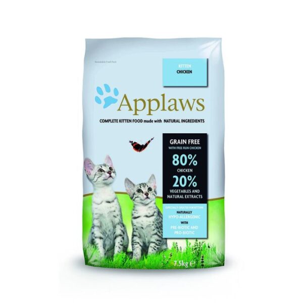 Applaws Chicken Dry Kitten Food, 7.5 Kg