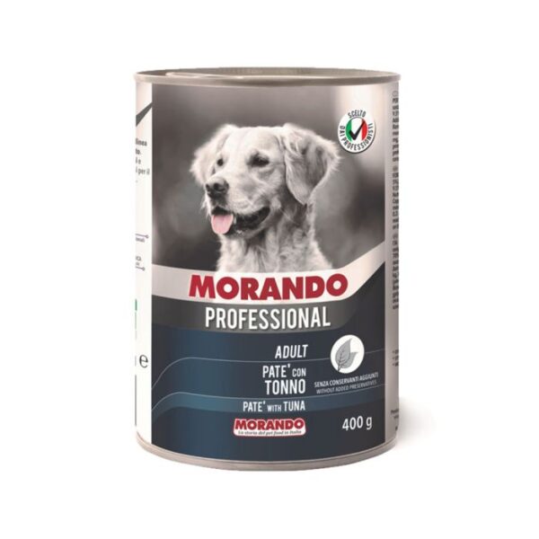 Morando Professional Pate with Tuna Adult Canned Dog Food - 400 g