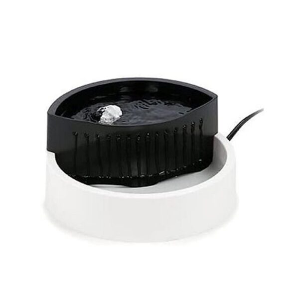 Petco Waterfall Fountain Black and White - 1.6 L